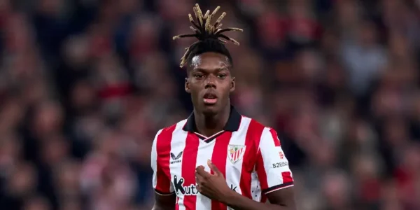 Nico Williams pronóstico Athletic - PSG de la jornada 6 de la fase liga de la Champions League 2025/26